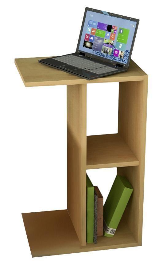 Couchtisch Holz Mit Fächer Nachto-Stand, Buche Dekor - Buchefarben, Basics, Holzwerkstoff (40/30/63cm) - MID.YOU