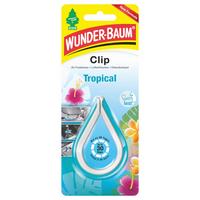 Wunderbaum Clip Tropical Duft 1 Stk - MODERN, Kunststoff (8/19/0,5cm) - Wunderbaum