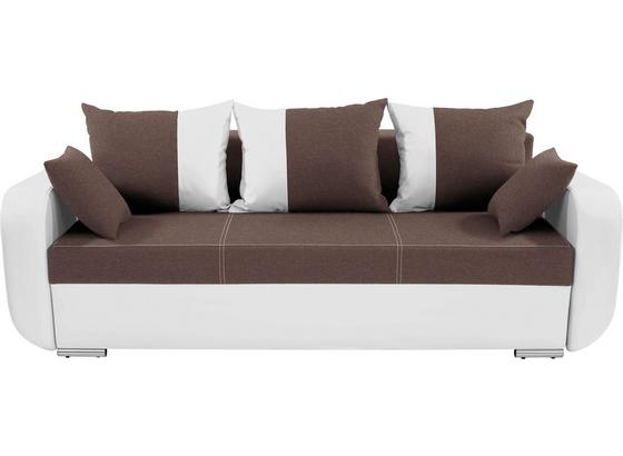 Dreisitzer-sofa Faro - Chromfarben/Schwarz, KONVENTIONELL, Holz/Textil (225/90/92cm) Dreisitzer-sofa Faro - Chromfarben/Schwarz, KONVENTIONELL, Holz/Textil (225/90/92cm)