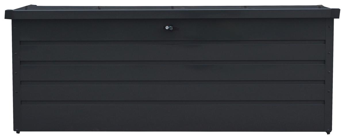 Kissenbox Robus - Anthrazit, MODERN, Metall (165/63/71cm) - Beldano