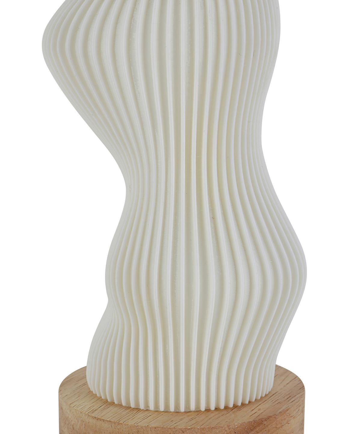 NABÍJATEĽNÁ STOLNÁ LAMPA GIRTL - biela/prírodná farba, Modern, kov/drevo (14cm) - Mömax