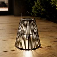 SOLÁRNE SVIETIDLO GLOW - čierna, Modern, kov/plast (20,5/26/20,5cm) - Bessagi Garden