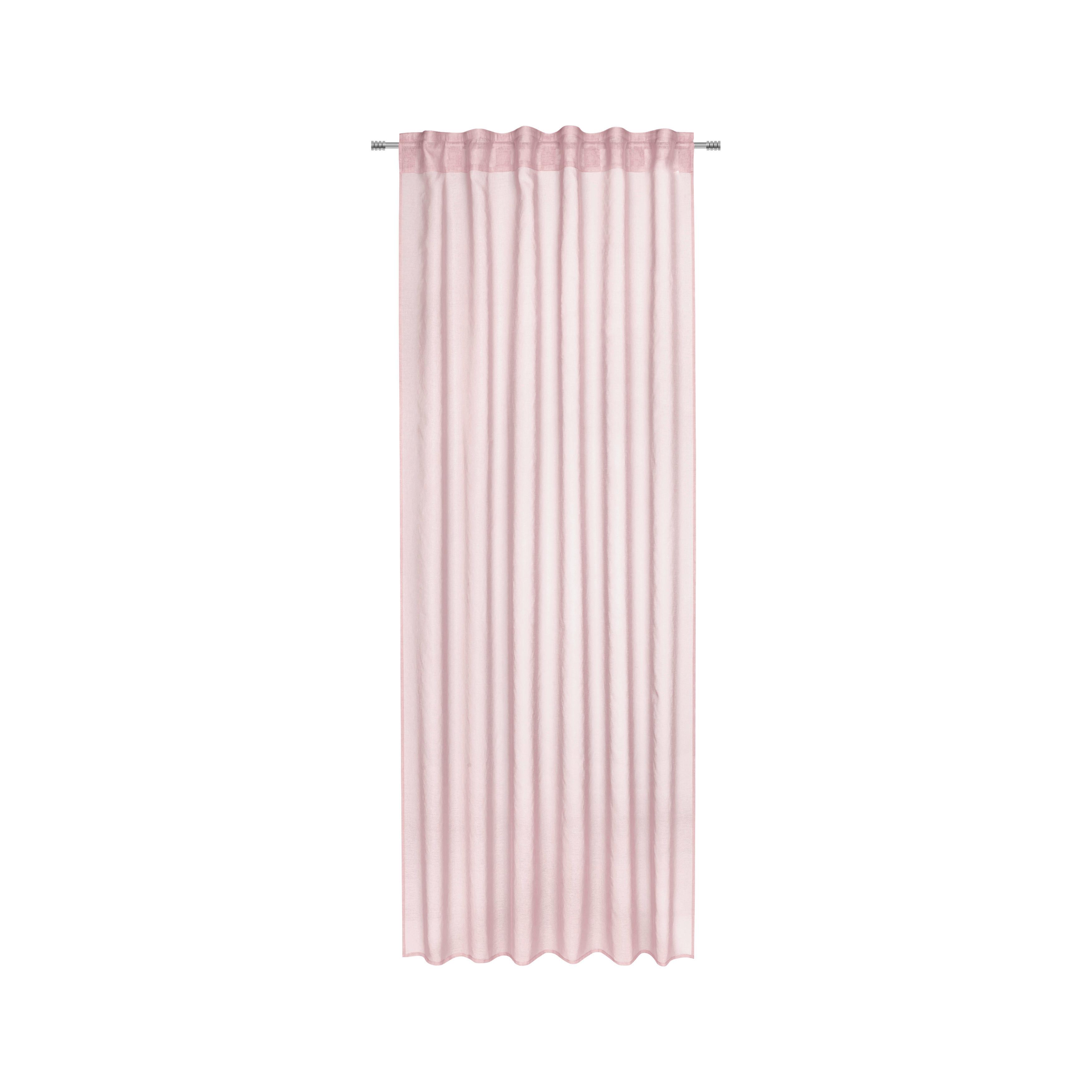 Hotový Závěs Tosca, 2x140/245cm, Růžová - starorůžová, textil (140/245cm) - Modern Living
