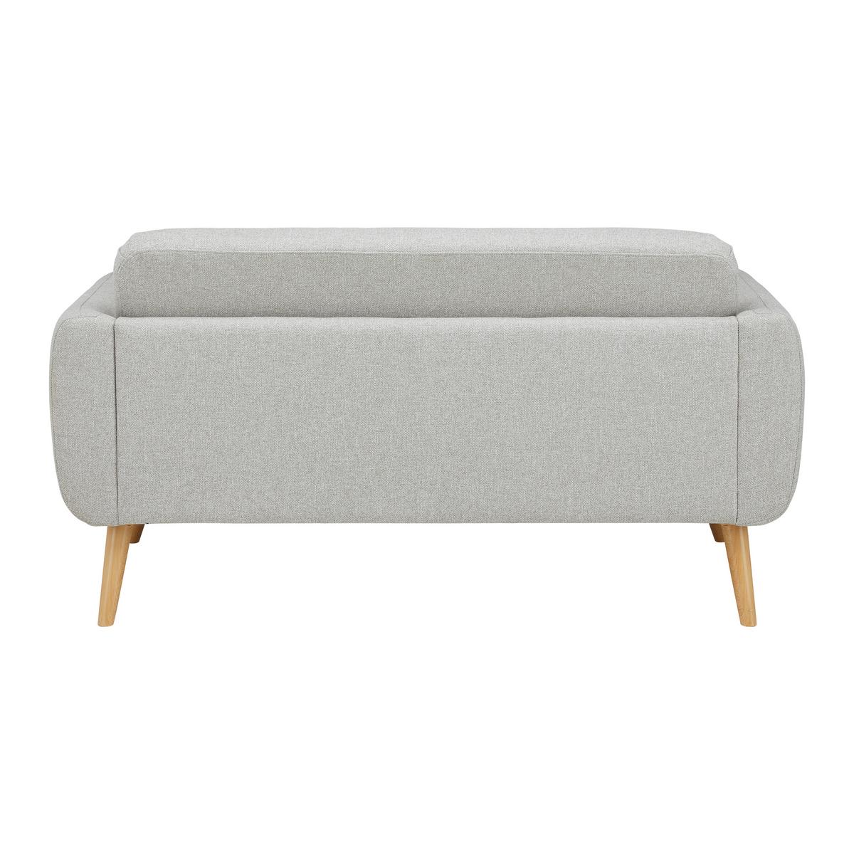 Pohovka PIA světle šedá - světle šedá/přírodní barvy, Moderní, dřevo/textil (146/76/75cm) - Bessagi Home