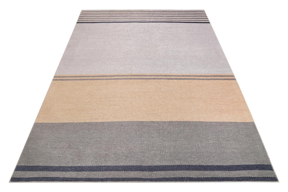 Flachwebteppich Camps Bay Braun/Grau/Orange 120x170 cm - Braun/Orange, KONVENTIONELL, Textil (120/170cm) - Esprit