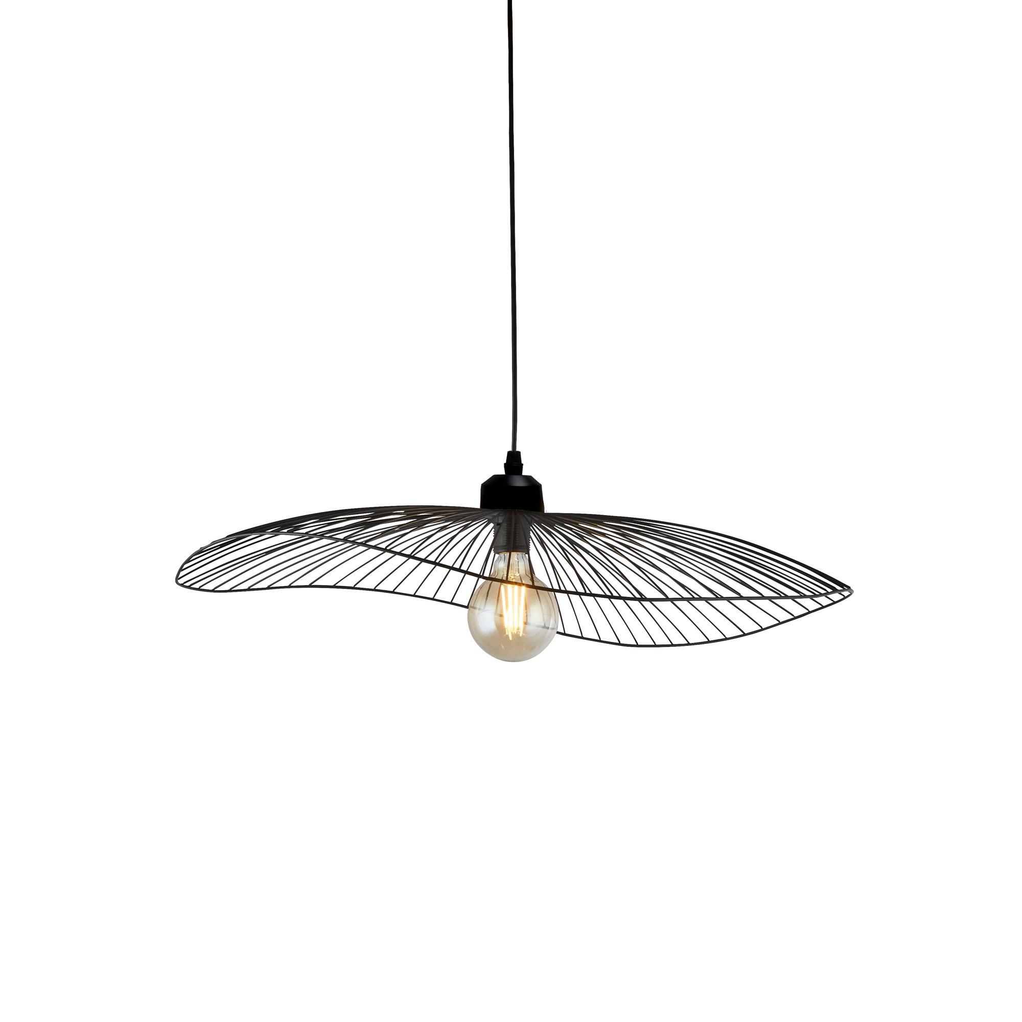 Hängeleuchte 88550bk - Schwarz, Design, Metall (71/120/53cm)