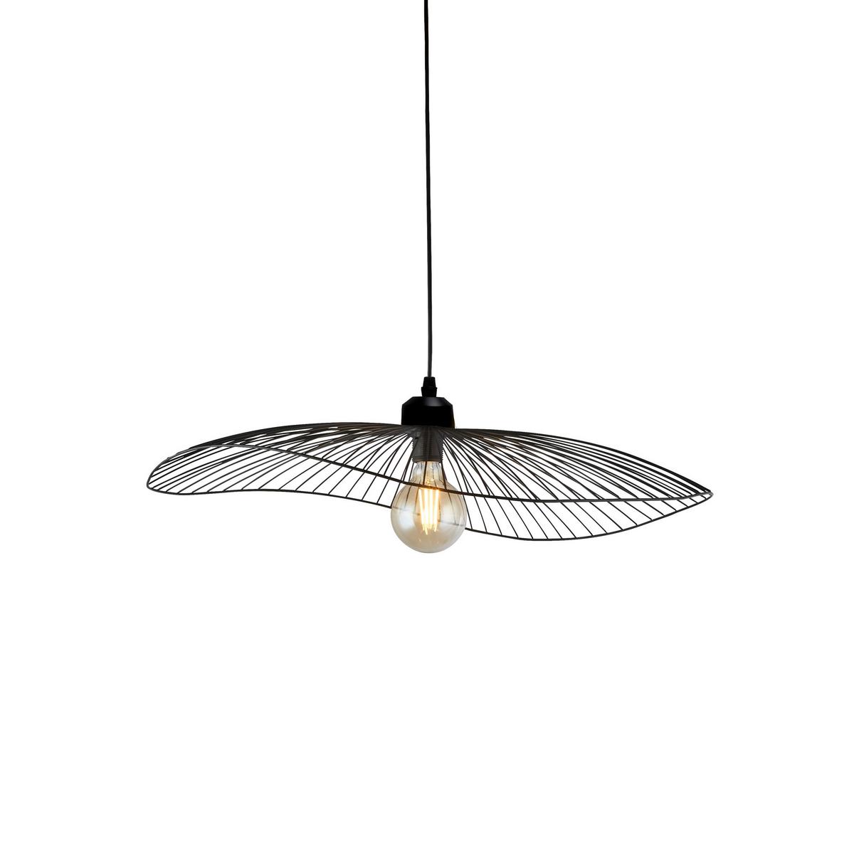 Hängeleuchte 88550bk - Schwarz, Design, Metall (71/120/53cm)