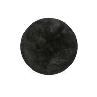Hochflorteppich Schwarz, Ø: Ca. 120 Cm - Schwarz, Basics, Textil (120cm) - Esprit