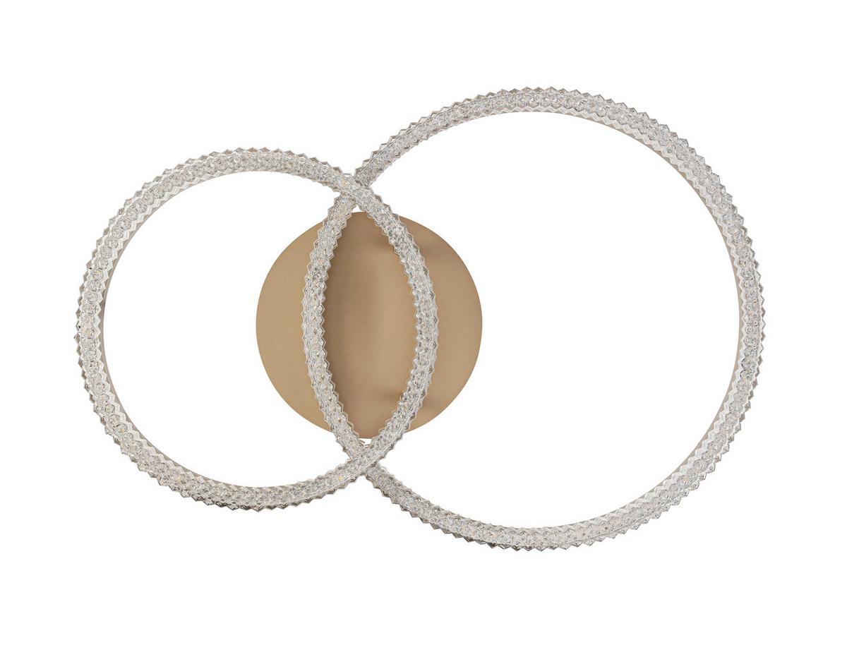 Led Mennyezeti Lámpa Dalila - cappuccino, Modern, műanyag/fém (59/40/17cm) - Luca Bessoni