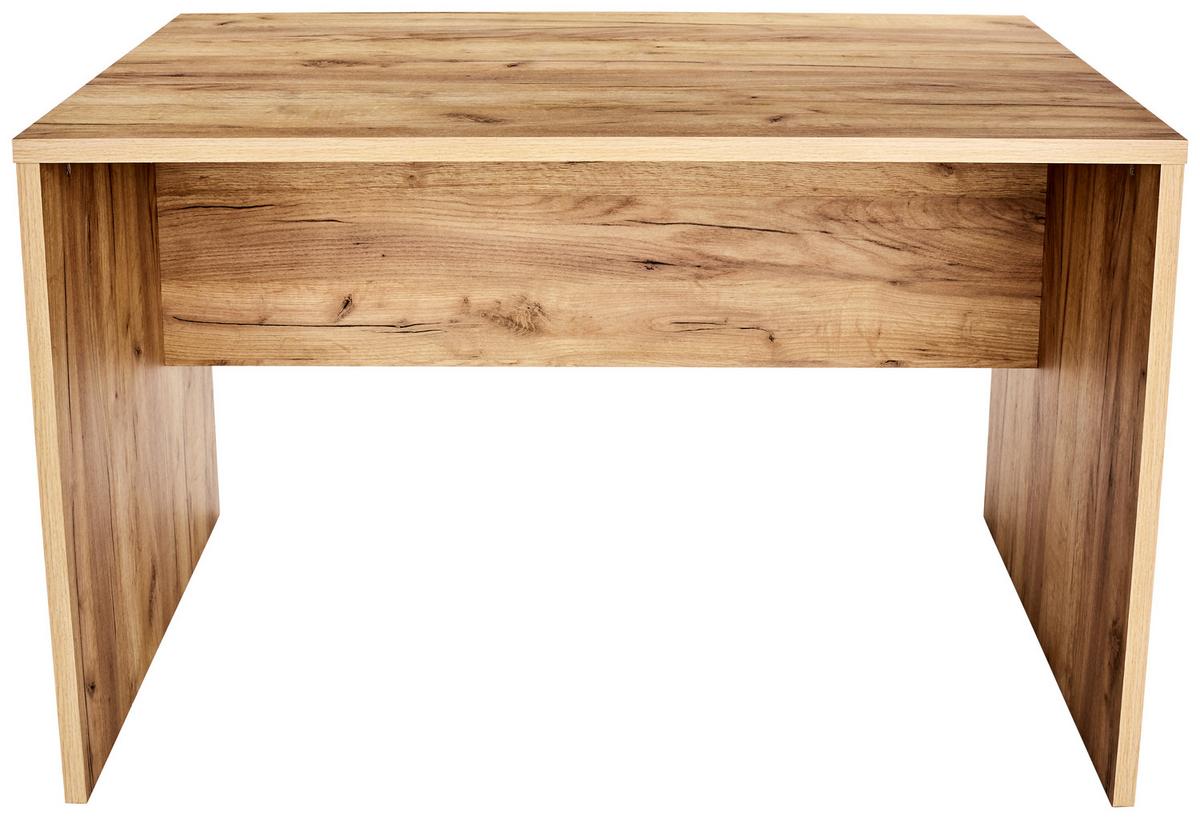 Schreibtisch B 120cm H 76cm Profi, Eiche Dekor - Eichefarben, MODERN, Holzwerkstoff (120/76cm) - Ondega
