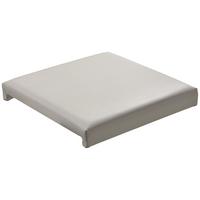 Sitzkissen Las Vegas 45x41,5 cm - Schlammfarben/Schwarz, MODERN, Holz (45/6/41,5cm)