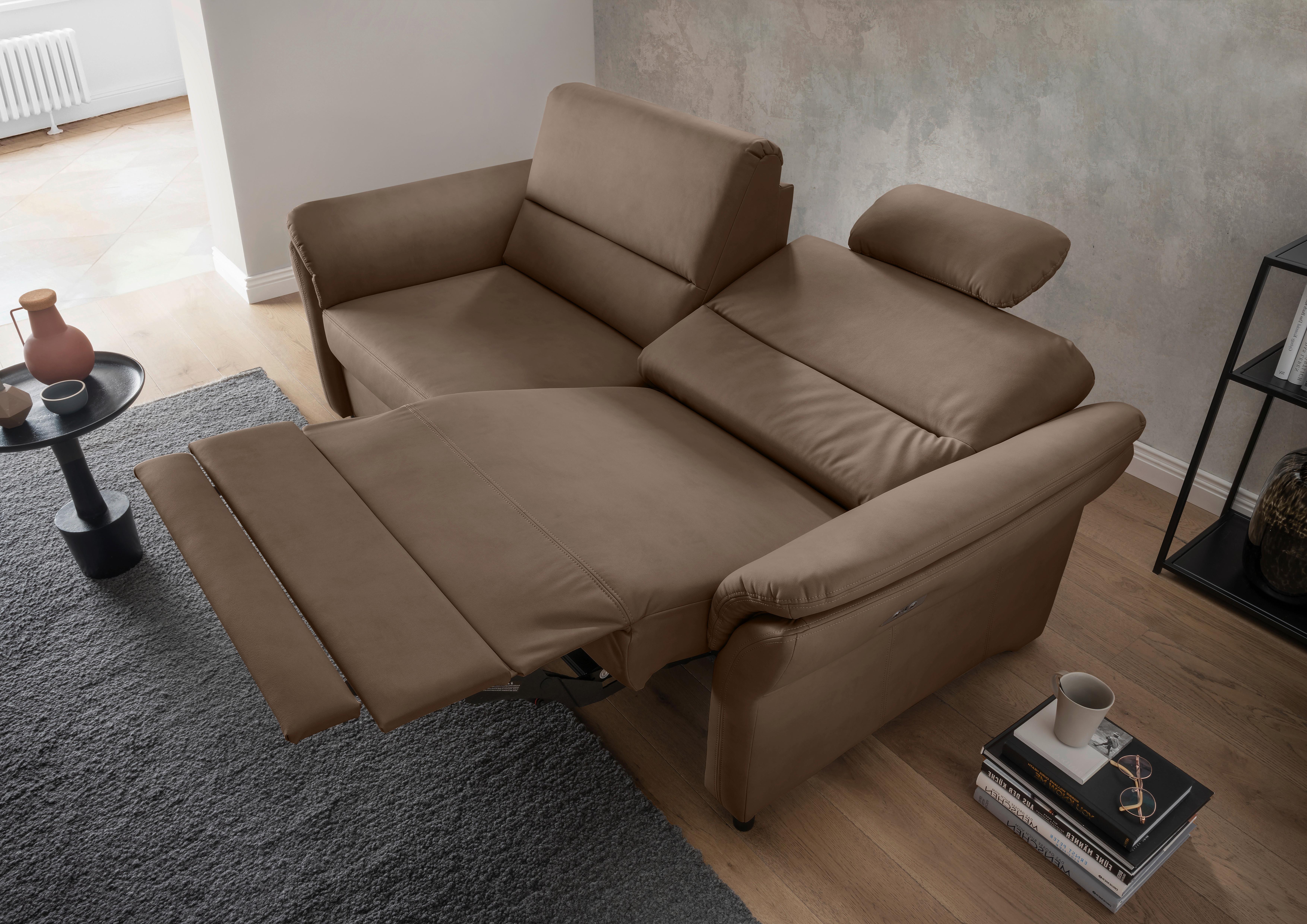 3-Sitzer-Sofa Cavoli, Braun R B: 192 cm - Schwarz/Braun, MODERN, Textil (192/90/89cm) - Livetastic