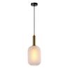 Hängeleuchte Pigna Weiß L: 20 cm - Weiß, Basics, Metall (20/20/172cm)