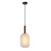 Hängeleuchte Pigna Weiß L: 20 cm - Weiß, Basics, Metall (20/20/172cm)