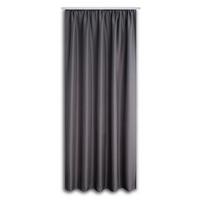 Vorhang mit Universalband Ben 135x245 cm Grau - Grau, KONVENTIONELL, Textil (135/245cm) - Ondega