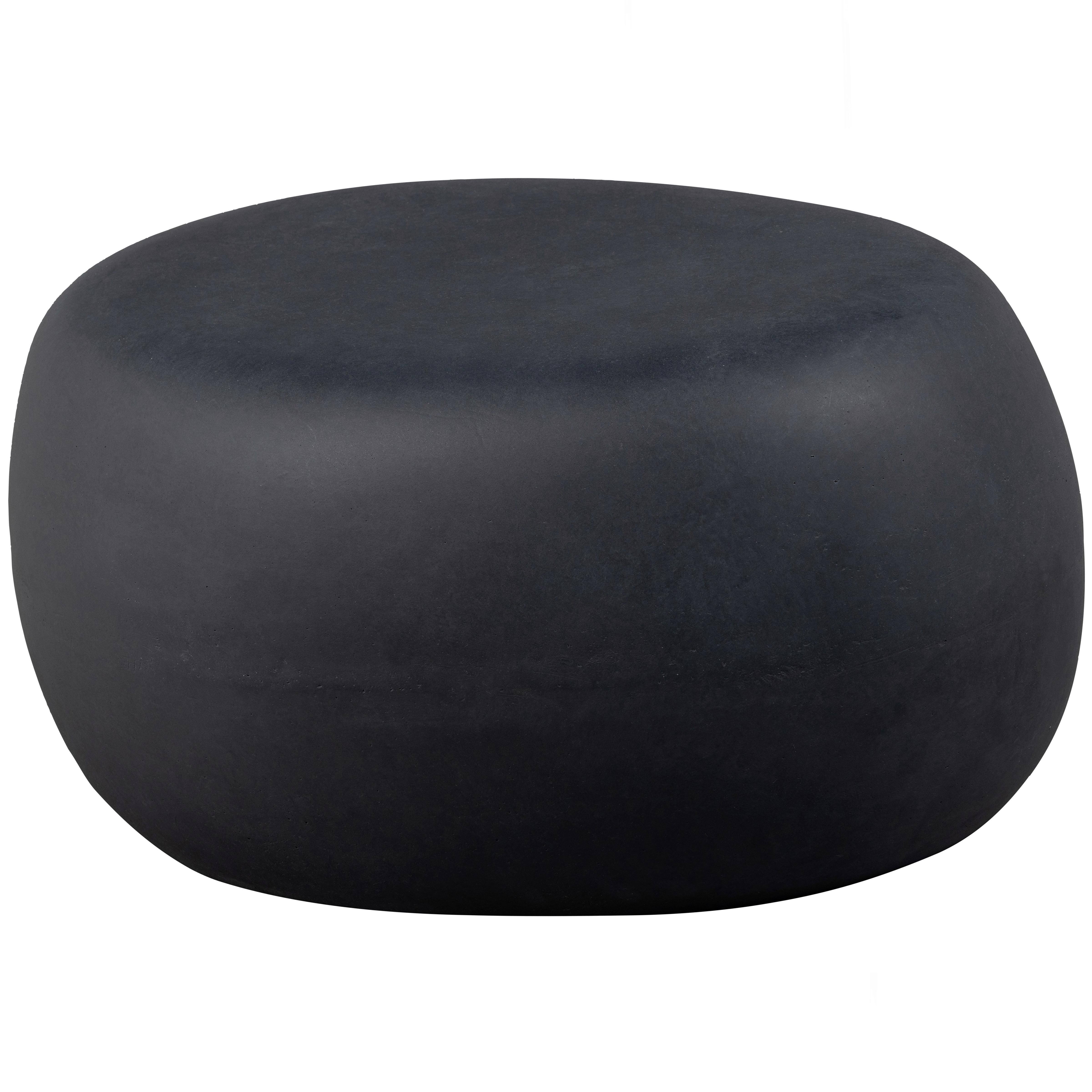 Couchtisch Pebble Anthrazit B: 65 cm - Anthrazit, Design, Glas/Keramik (65/49/31cm) - Livetastic