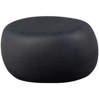 Couchtisch Pebble Anthrazit B: 65 cm - Anthrazit, Design, Glas/Keramik (65/49/31cm) - Livetastic