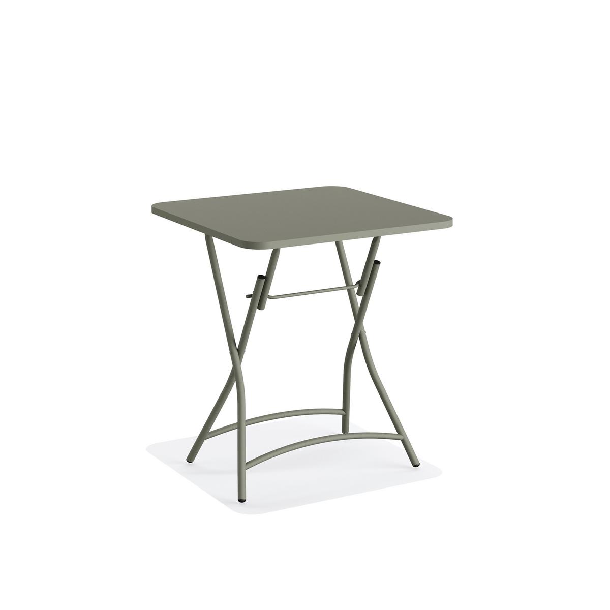 BISTROTISCH BREEZE BISTRO KLAPPTISCH - Grün, LIFESTYLE, Metall (60/74/60cm) - Gardenson