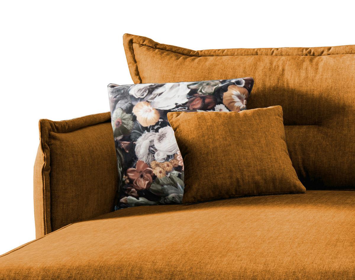 Ecksofa Lava Gelb S: 180/255 cm - Gelb/Multicolor, MODERN, Textil (180/255cm) - Livetastic