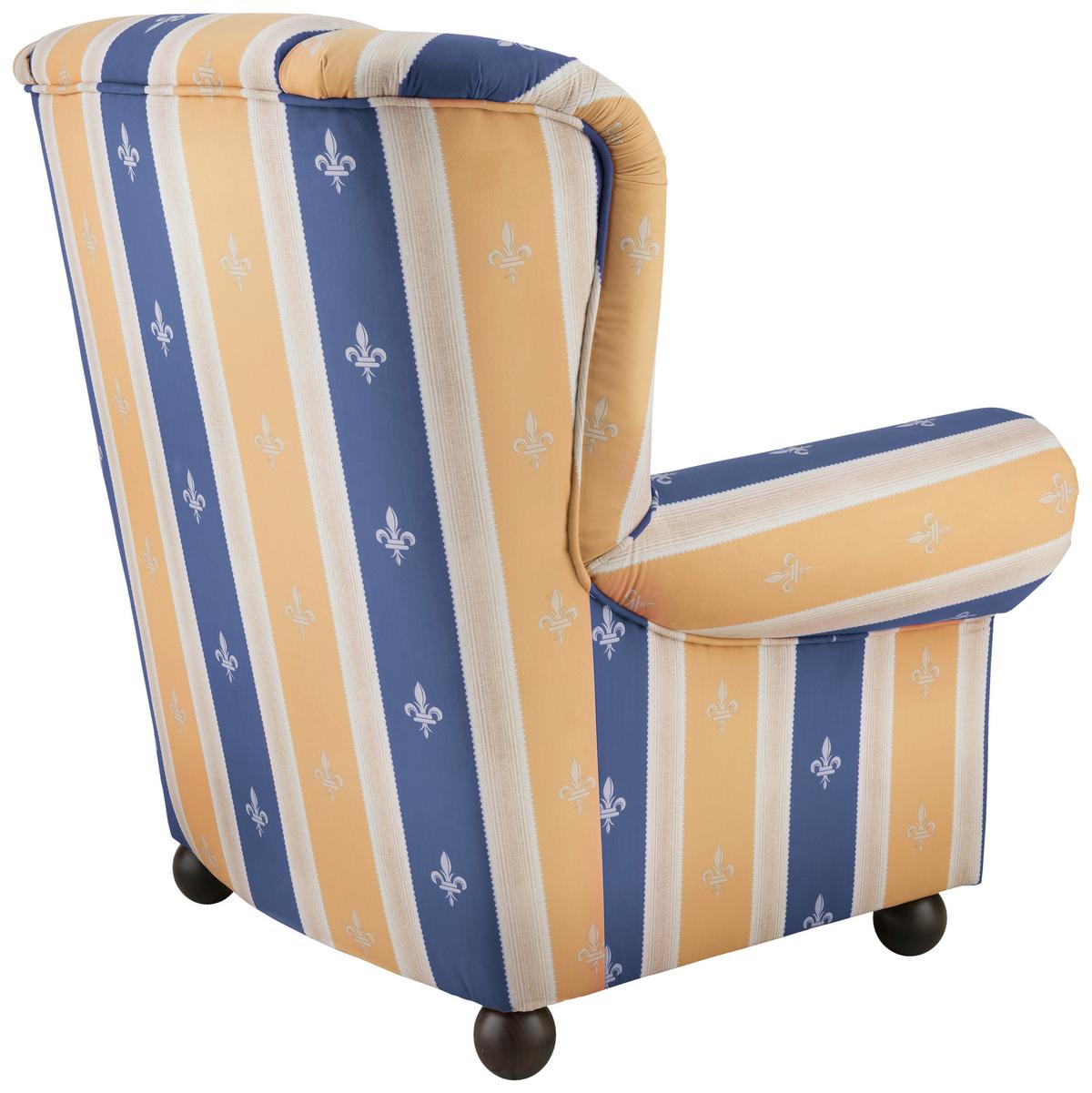 Sesselset Torello 2-Teilig Blau B: 92 cm - Blau, KONVENTIONELL, Textil (92/102/145cm) - Livetastic