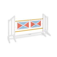 Hindernisparcour Hürden-Set - Blau/Gelb, Basics, Holz (119/62/34cm) - Pinolino