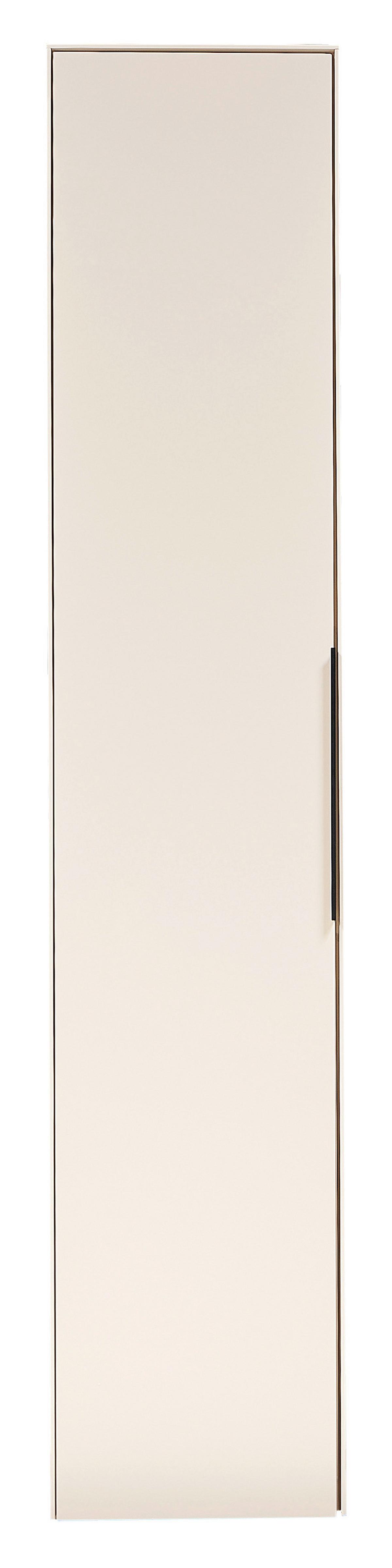 Hochschrank Vaduz Kaschmir, B: 38cm - Kaschmir/Schwarz, Trend, Holzwerkstoff (38/192/30cm)