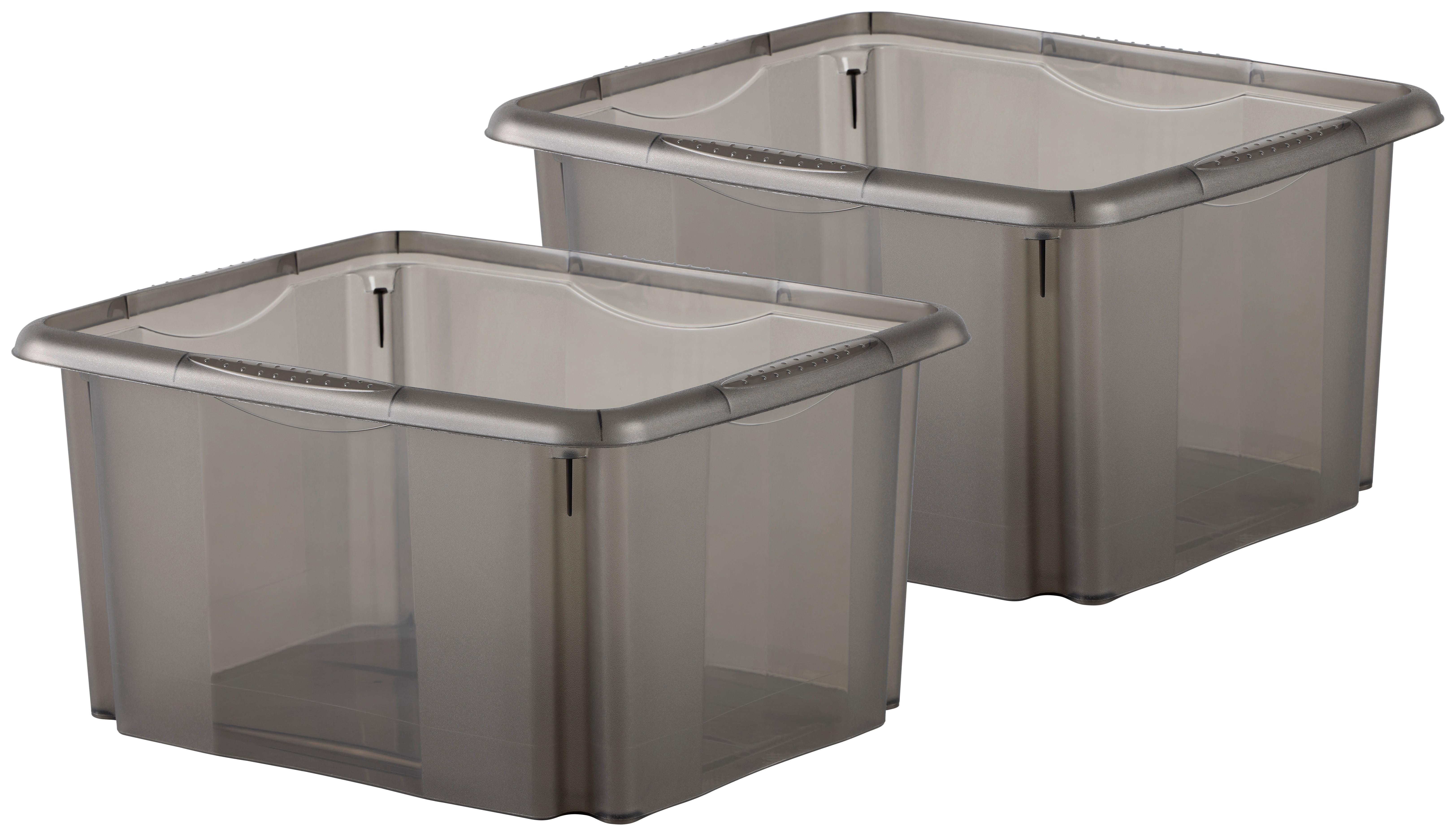 Box Emil - Schwarz, Basics, Kunststoff (41/34,5/22cm)