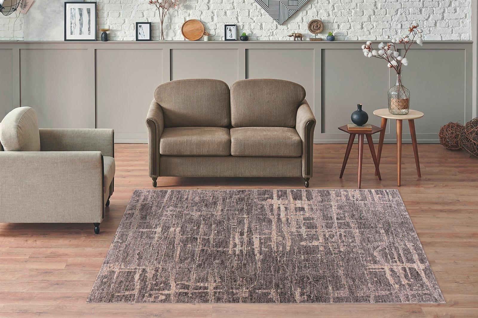 Teppich Jaka 325 Grau, 80x150 cm - Grau, KONVENTIONELL, Textil (80/150cm)