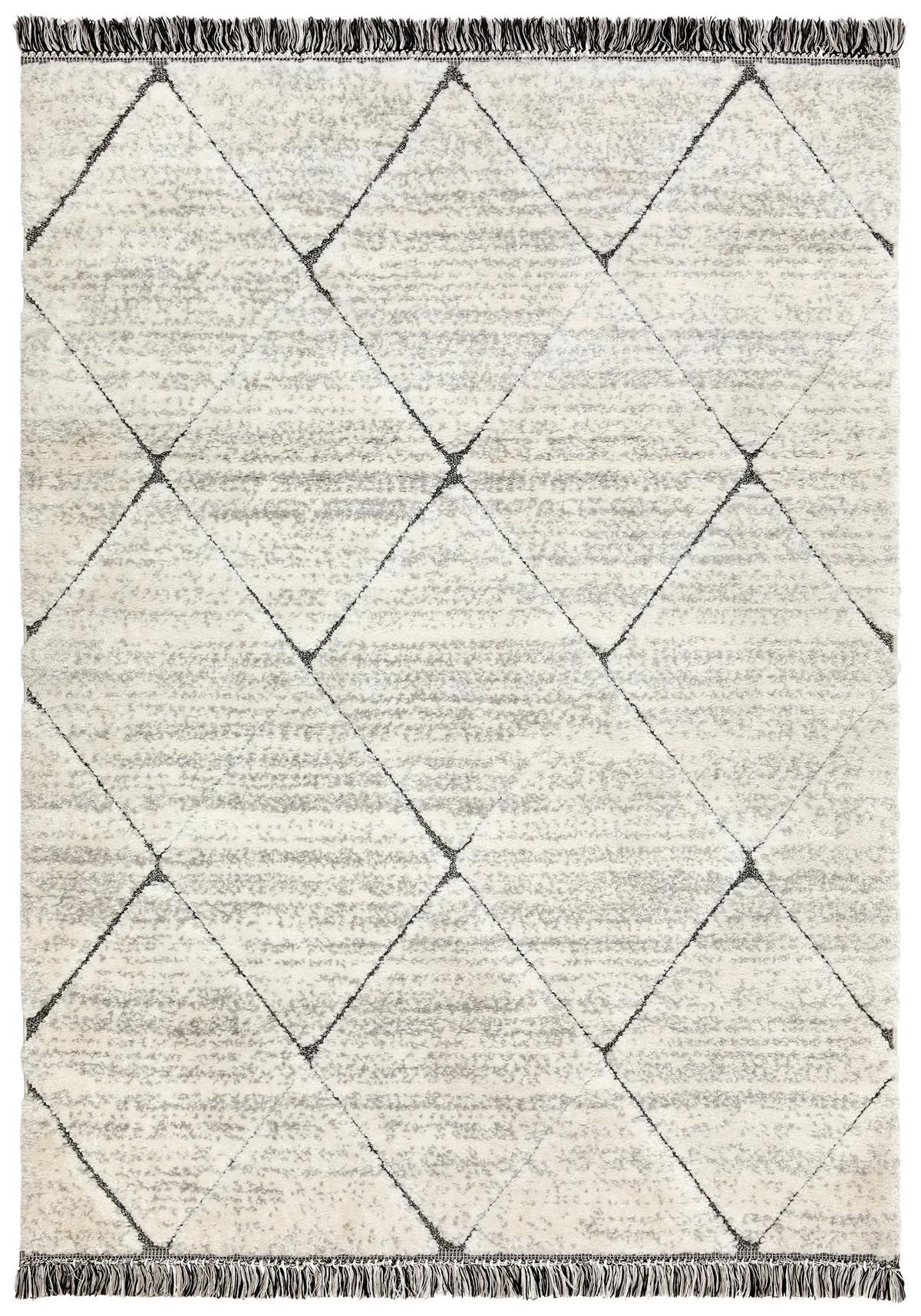 Hochflor Teppich Creme Avelia 80x150 Cm - Creme, Basics, Textil (80/150cm) - James Wood