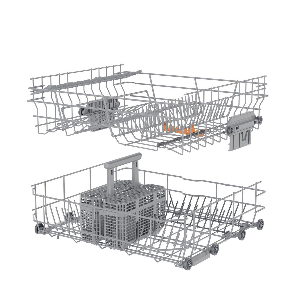 Geschirrspüler Edelstahlfarben B: 59,8cm - Edelstahlfarben, Trend, Kunststoff/Metall (59,8/81,6/55,5cm) - Hisense
