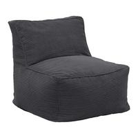 Sedací vak CAROLINE, antracit.menčester, max. 90 kg - antracitová, Modern, textil (75/84/88cm) - Mömax