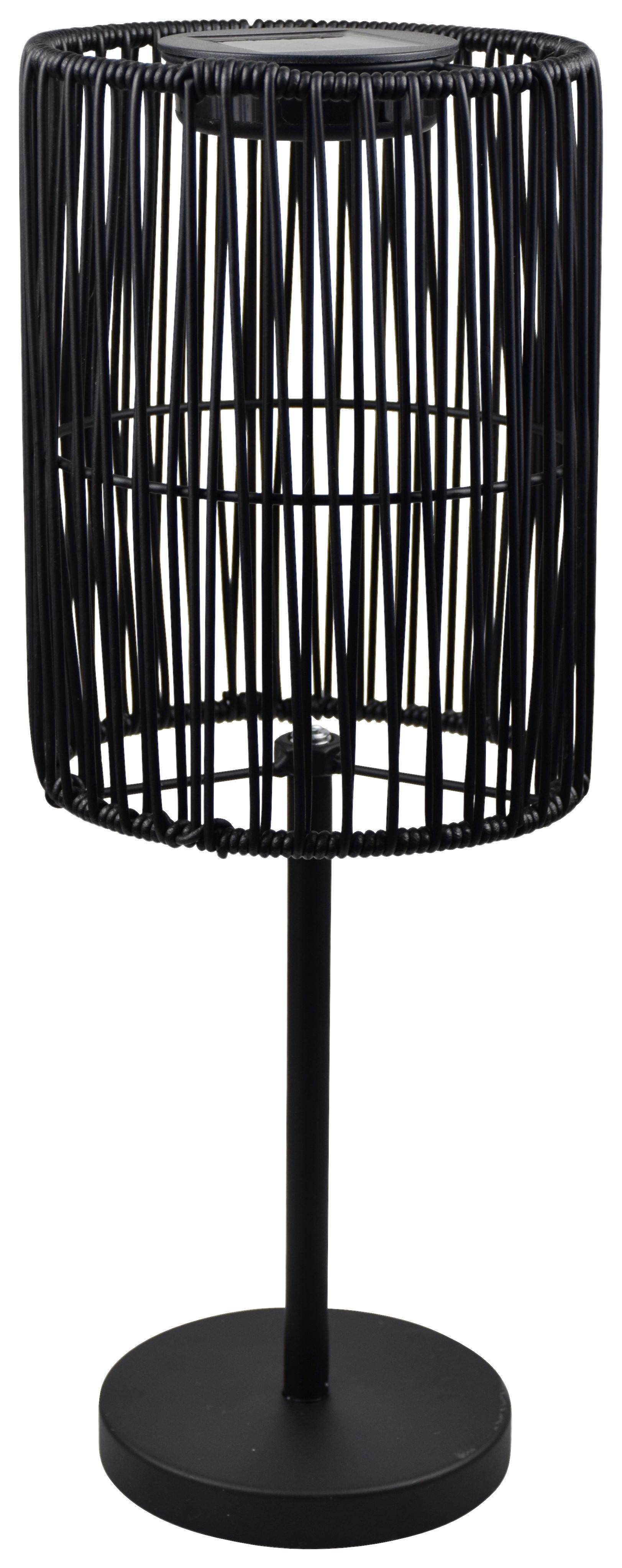 SOLÁRNÍ SVÍTIDLO HOHE - černá, Konvenční, kov/plast (15,5/40cm) - Modern Living