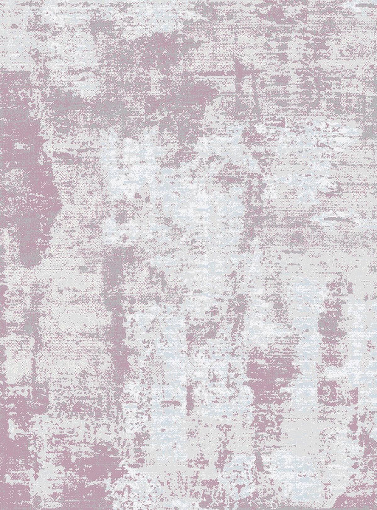 Webteppich Synthetikfaser - Lila/Hellgrau, ROMANTIK / LANDHAUS, Textil (80/150cm) - James Wood
