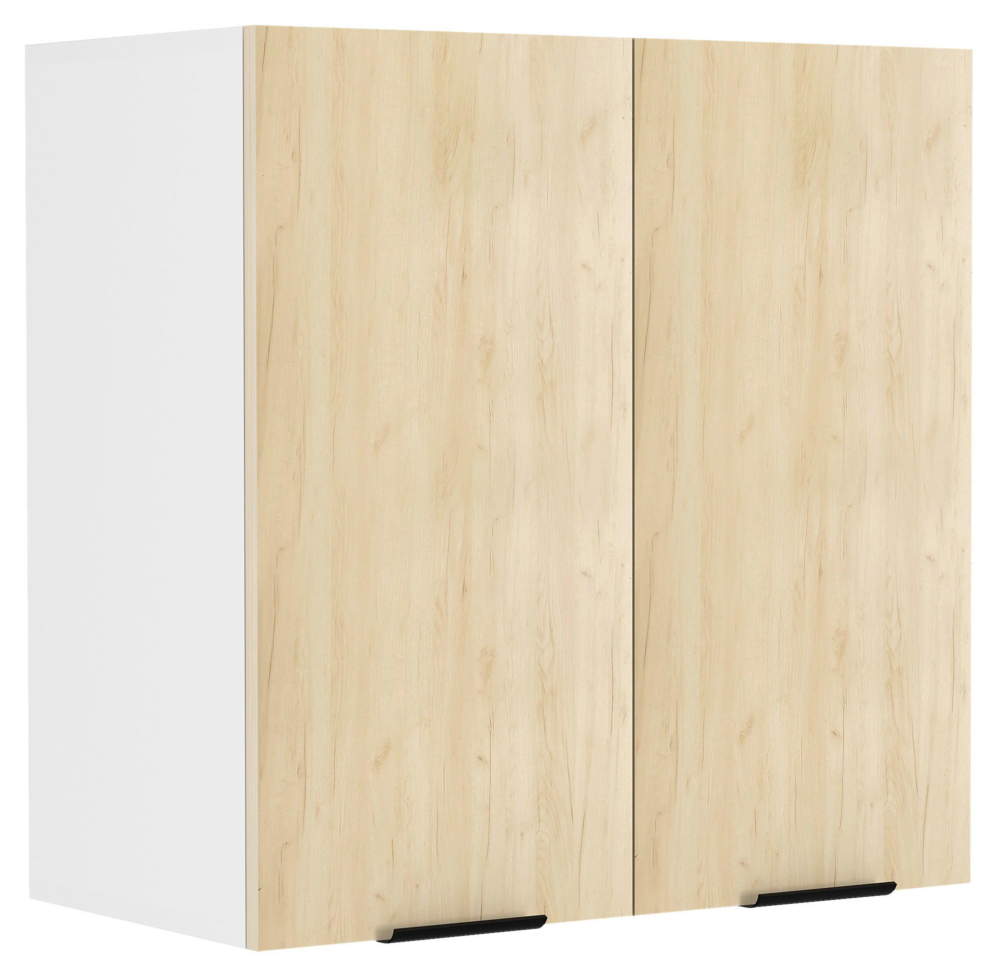 Küchenoberschrank Fasola Honigeiche/Weiß B: 60 cm - Honigeiche/Weiß, Trend, Holzwerkstoff/Kunststoff (60/60/31cm) - MID.YOU