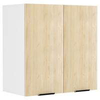 Küchenoberschrank Fasola Honigeiche/weiß B: 60 Cm - Honigeiche/Weiß, Trend, Holzwerkstoff/Kunststoff (60/60/31cm) - MID.YOU