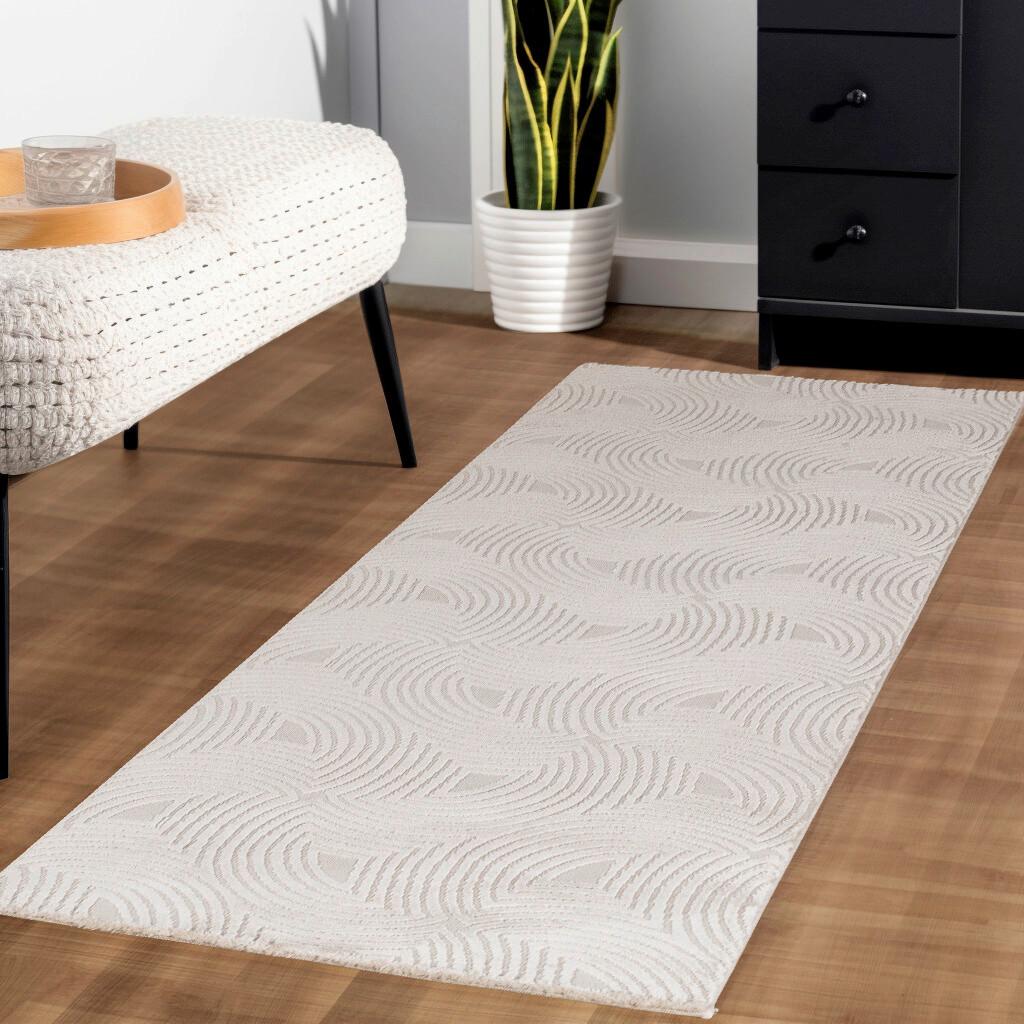 Läufer Sahara - Beige, Design, Textil (80/250cm) - Novel
