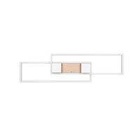 LED-Deckenleuchte 647710465 Albany - Braun/Grau, Design, Metall (100/28/8cm) - Trio Leuchten