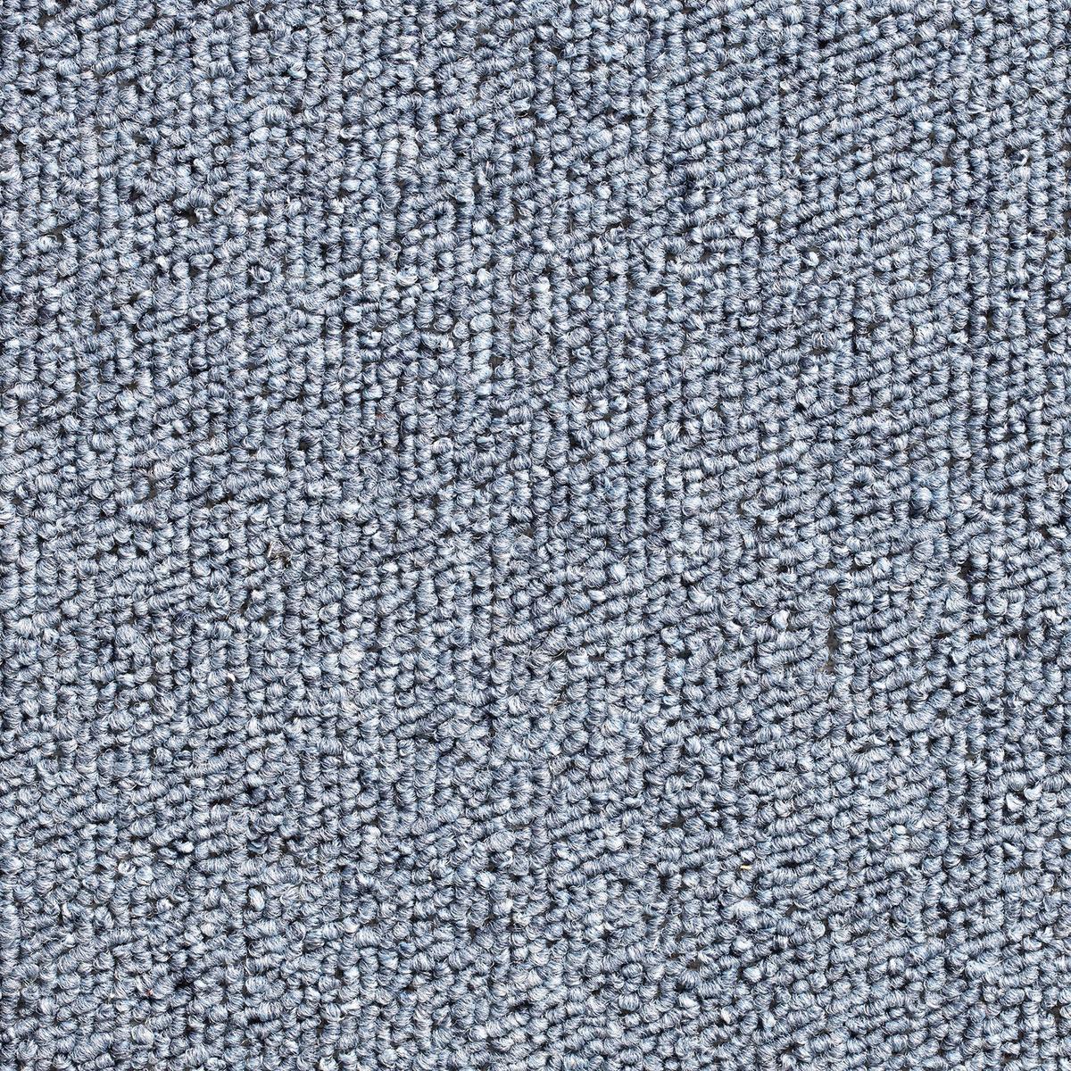 Teppichfliese Hellblau Astra 50x50 Cm Florhöhe 3 Mm - Hellblau, Basics, Textil (50/50cm)