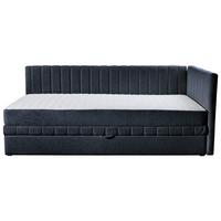 Schlafsofa Roma - Schwarz, Design, Textil (212/83/99cm) - MID.YOU