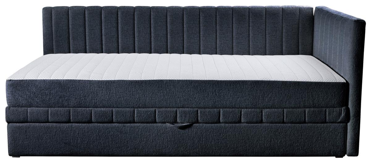 Schlafsofa Roma - Schwarz, Design, Textil (212/83/99cm) - MID.YOU