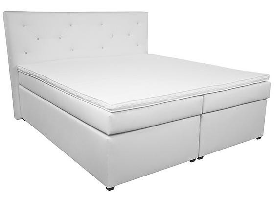 Boxspringbett Luminosa 180x200 Weiß - Schwarz/Weiß, MODERN, Textil (193/121/212cm) Boxspringbett Luminosa 180x200 Weiß - Schwarz/Weiß, MODERN, Textil (193/121/212cm)