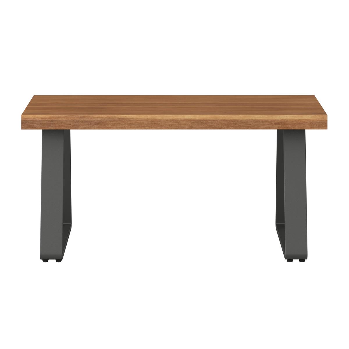 TERASOVÁ SEDACIA SÚPRAVA ALEXA - krémová/farba tíku, Modern, kov/drevo (150/81/85,5cm) - Bessagi Garden