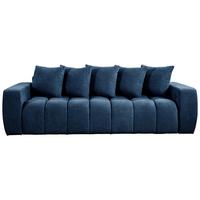 Schlafsofa Cloud Blau B: 250 cm - Blau/Schwarz, Basics, Textil (250/86/140cm) - Livetastic