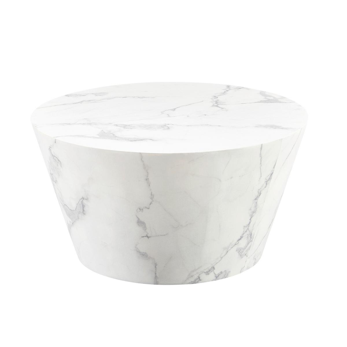 Couchtisch Weiß D: 80 Cm - Weiß, Design, Holzwerkstoff (80/80/42cm) - Livetastic