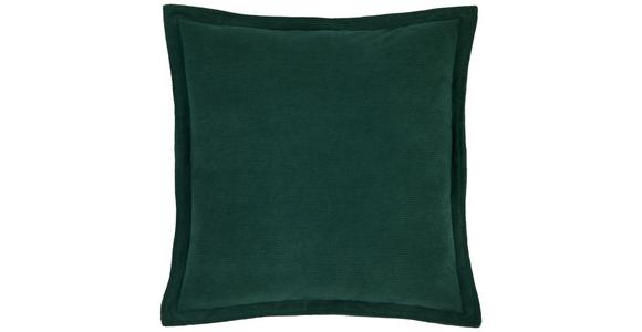 Zierkissen Maren 45x45 Cm Polyester Grün Mit Zipp - Grün, ROMANTIK / LANDHAUS, Textil (45/45cm) - James Wood