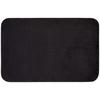 Badematte List Schwarz 45x70 Cm Rutschhemmend - Schwarz, KONVENTIONELL, Textil (45/70cm) - Ondega