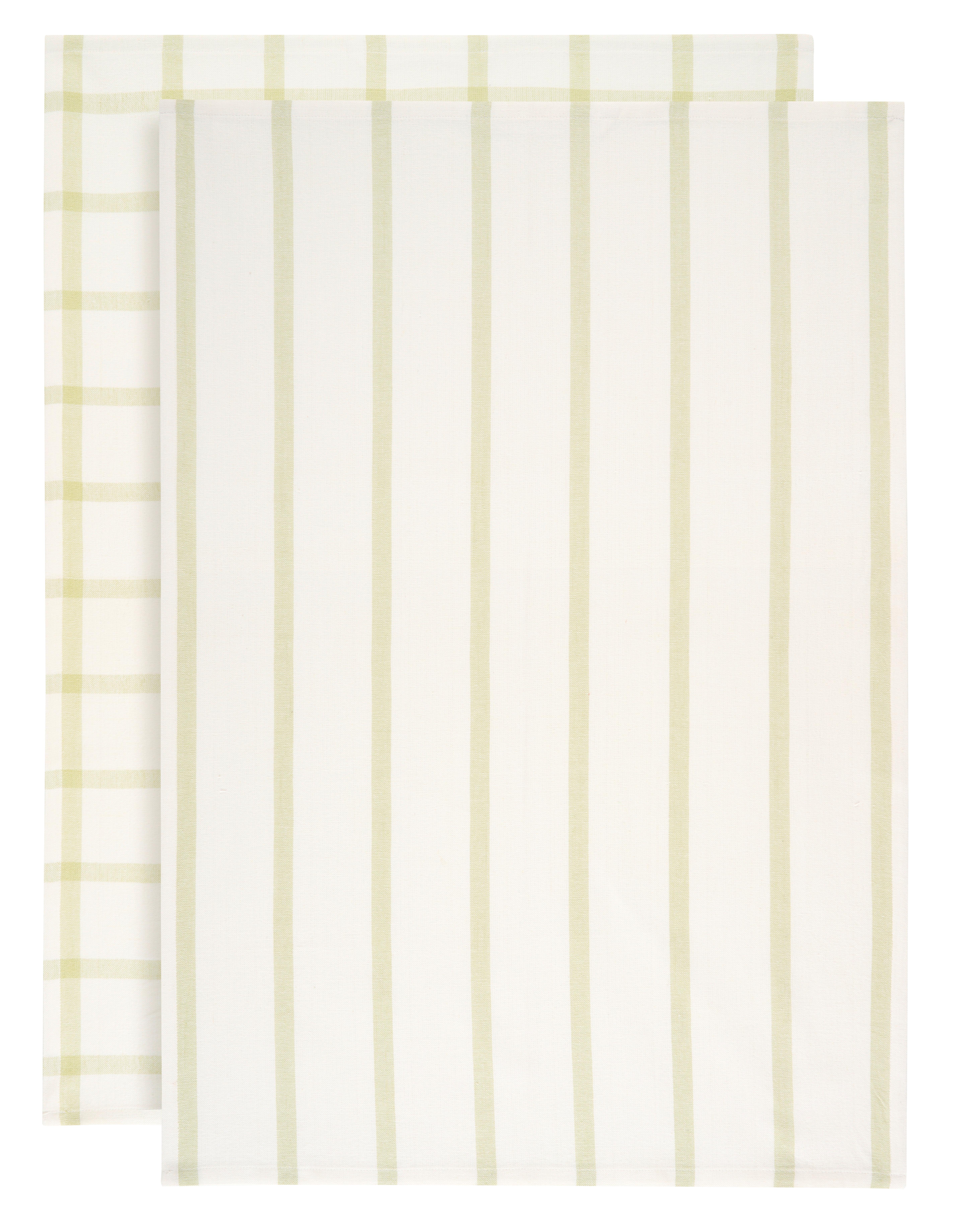 SADA UTĚREK EMMA - bílá/zelená, Konvenční, textil (50/70cm) - Mömax