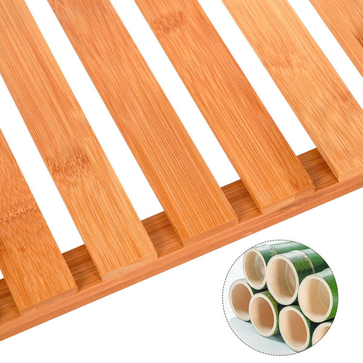 Badezimmerregal Naturfarben B: 60 cm - Naturfarben, Basics, Holz (60/66/26cm)