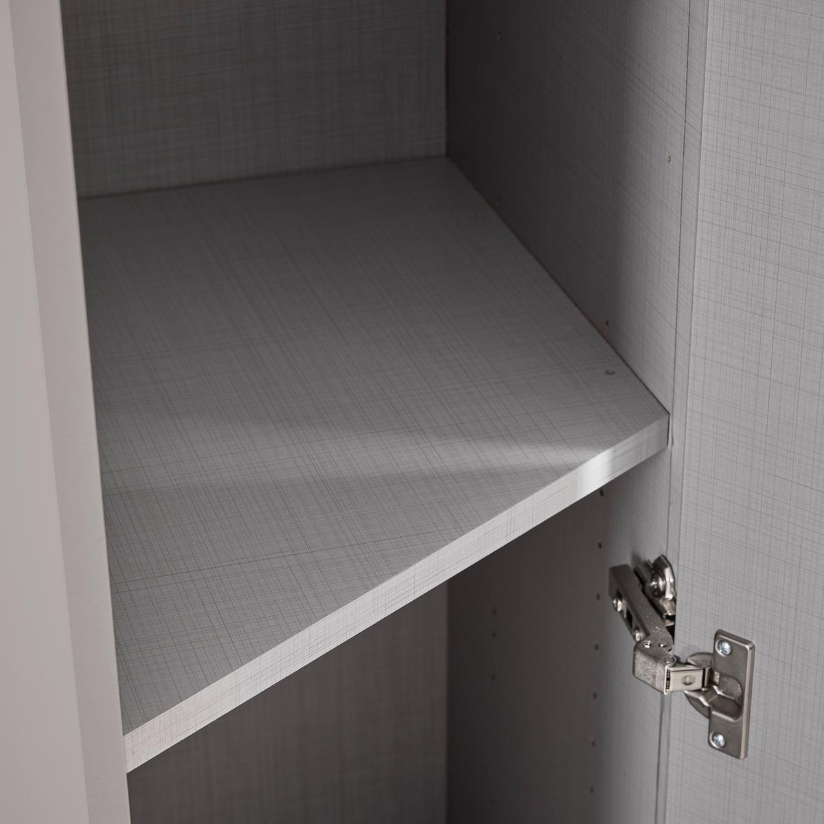 Šikmý diel NEW YORK - čierna/sivá, Konventionell, kov/kompozitné drevo (33/236/58cm)