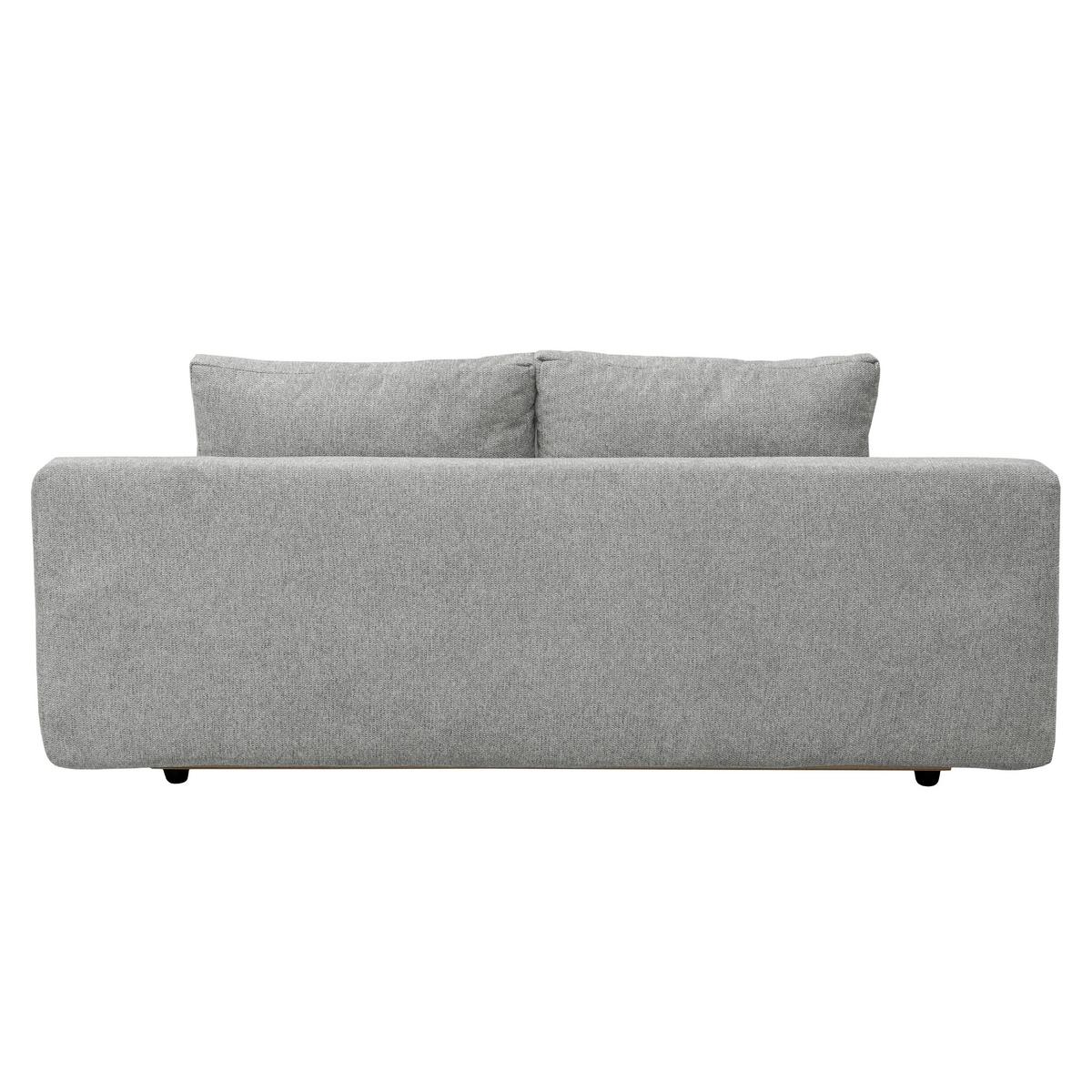 Schlafsofa Oslo Hellgrau, Lf: 200x140 Cm - Hellgrau, Trend, Holz/Kunststoff (205/72/100cm)